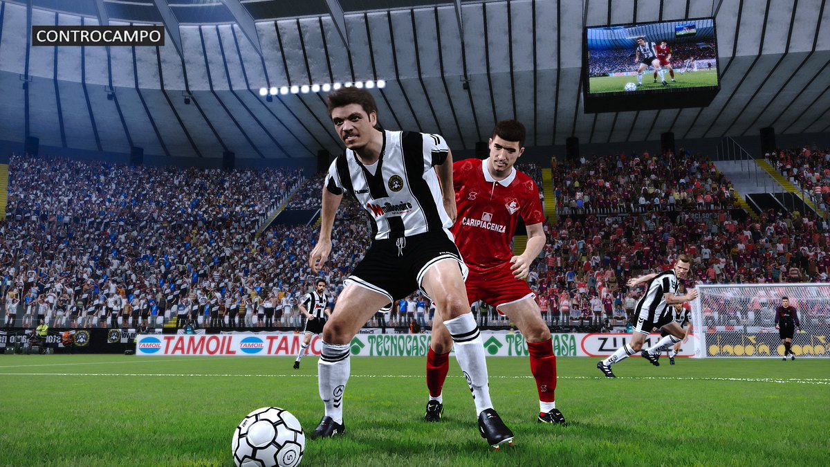 PESSimulation's tweet image. Udinese and Piacenza share the points in a tight 1–1 draw.
Oliver Bierhoff rescued Udinese with a late first-half equaliser, in a game far more competitive than expected. ⚽📊