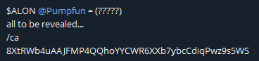 where is Alon? this time it's a record he hasn't posted since November 5th, 21 days...

what'll happen when he comes back? all to be revealed... $alon <a href="/Pumpfun/">Pump.fun</a> (<a href="/letspumpdotfun/">Letspump.fun</a>)

did I nail it, king? 👁️ <a href="/a1lon9/">alon</a>

8wAPf9Tiwph9AdtRaqRxr5tWiMUE2uo8unSKYTGopump

will this canonical