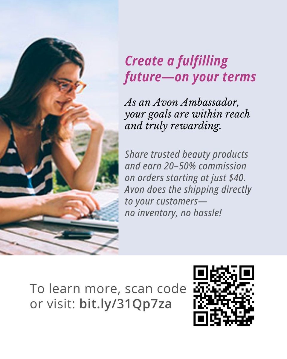 💄 Ready for a beauty biz that fits your modern-vintage vibe? Avon's NEW 2025 plan makes earning simple—5 tiers, fast payouts &amp; real rewards. Get paid in days, not weeks. 💋 Comment “GIG” to learn more!

#BeautyBusiness #AvonLadyNJ #SideHustleBeauty