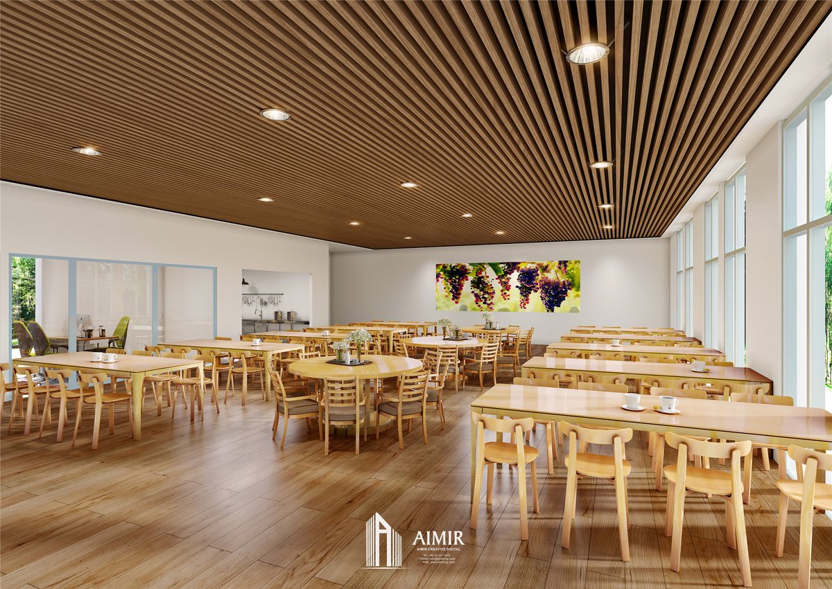 AimirCG's tweet image. The interior renderings we created for the dining and synagogue areas.
Image by @AimirCG 

#ArchitecturalVisualization #3DRendering #ArchViz