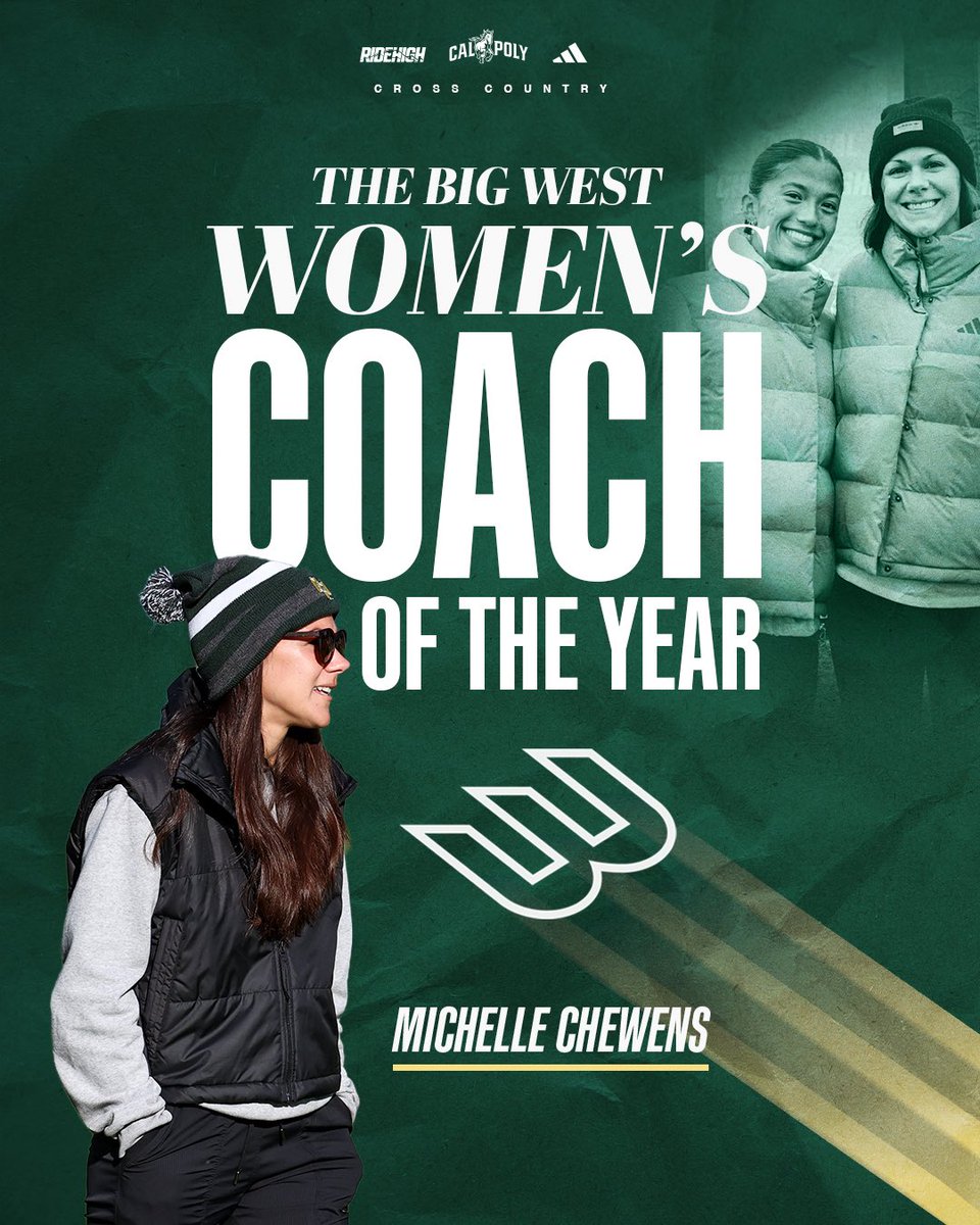 𝙏𝙃𝙀 𝘽𝙀𝙎𝙏 𝘼𝙍𝙊𝙐𝙉𝘿 🙌

Congrats to Michelle Chewens on being named the Big West Women’s Cross Country Coach of the Year for the fourth straight season!! She is the first female coach in the history of the conference to win the award four times 👏

#RideHigh🐎👟