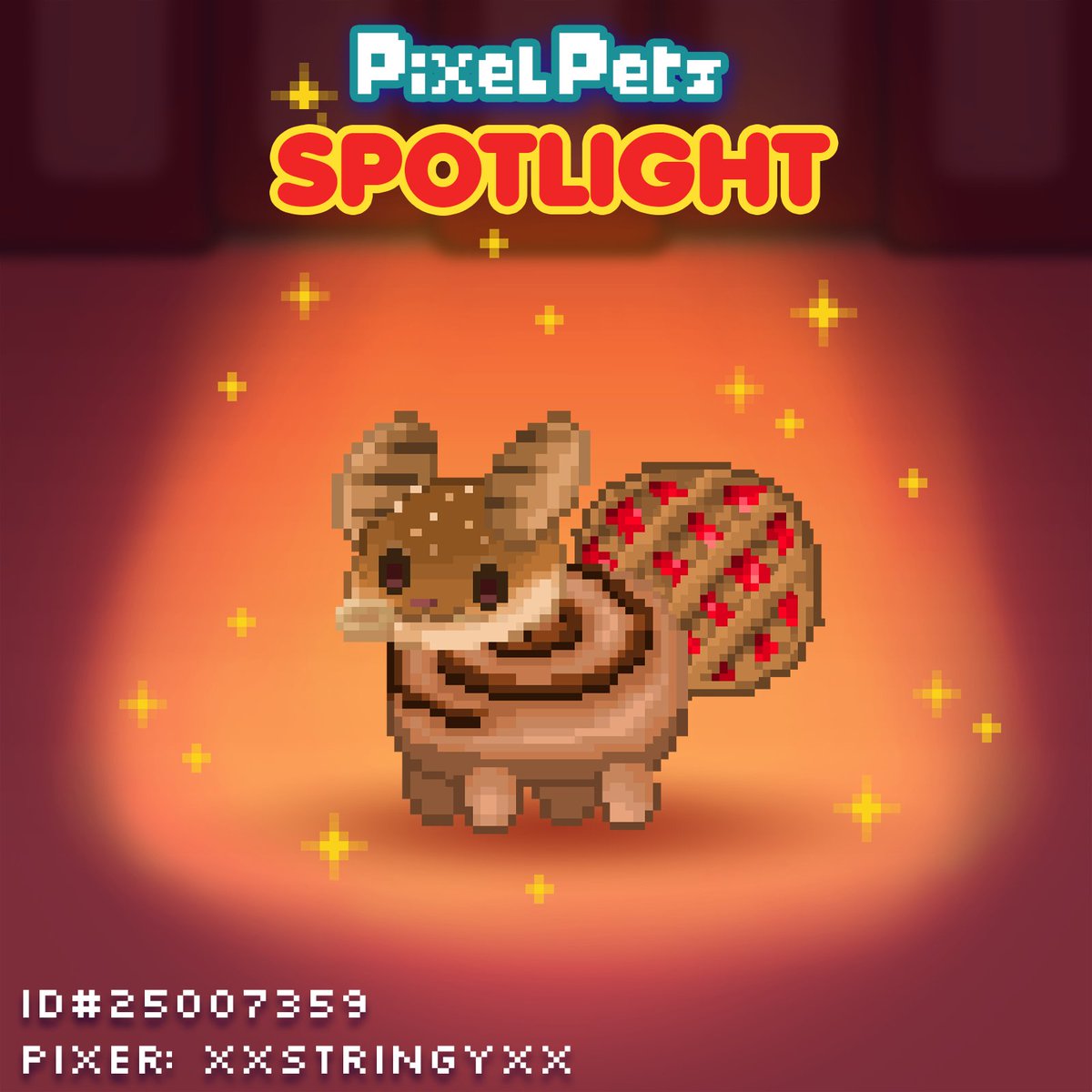 pixpetz's tweet image. Feast your eyes on this bread-loaded petz!

(Note: Please only feast with your eyes, do not eat the little bread kitty.)
 #pixpetz #pixpetzspotlight #pixelpetz #pixelart #indiedev