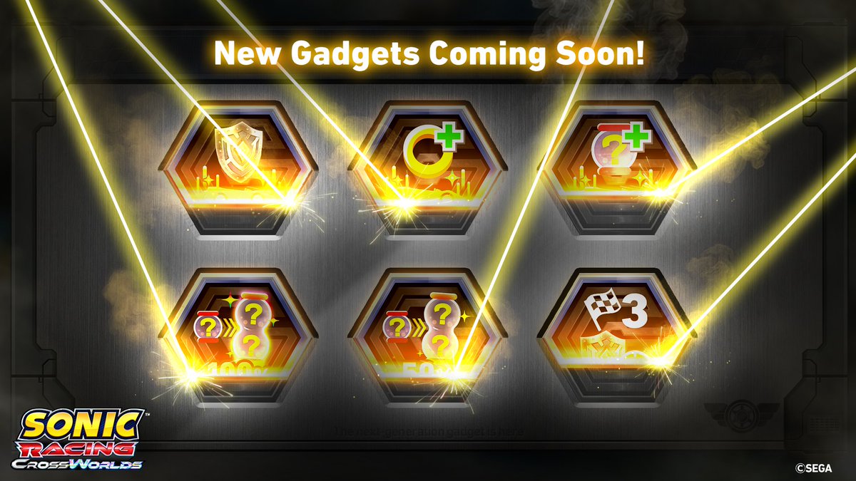 RaceCrossWorlds's tweet image. Donpa Motors has announced that new gadgets are currently in development!

Details will be revealed in the Ver.1.2.0 update coming on December 3rd!