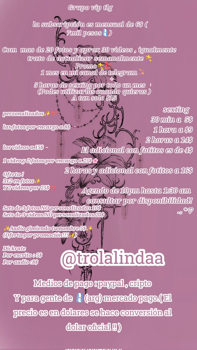 trola linda 。*♡🇦🇷 ( telegram vip $6 🎀) tweet media