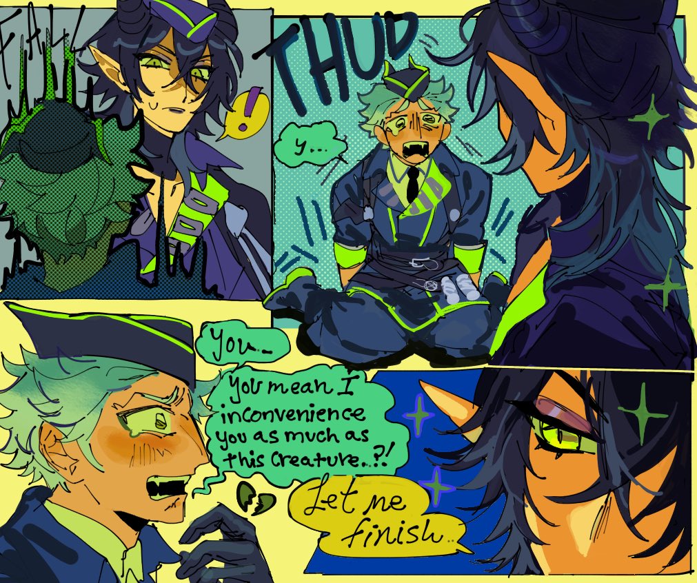 My twst debut with the duo ever🐊+ 🐉 heya guys ^_^!!!