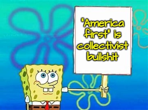 AncapAir's tweet image. Nationalism is collectivist since it puts the interests of the nation over those of the individual.