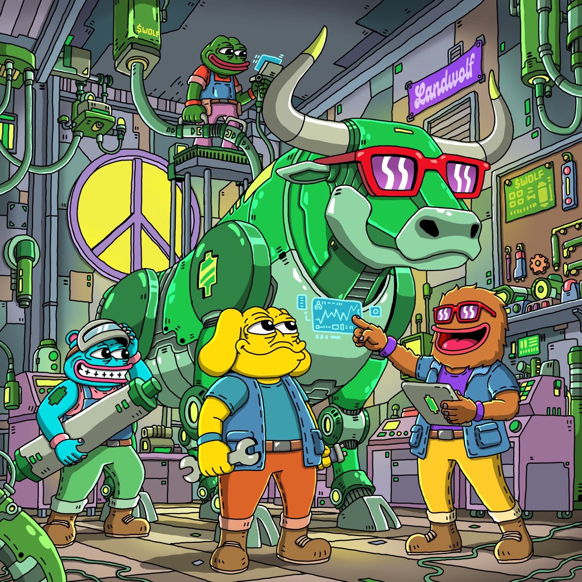 Wolf0x67's tweet image. We’re bringing the bull market back!

$WOLF 🐺