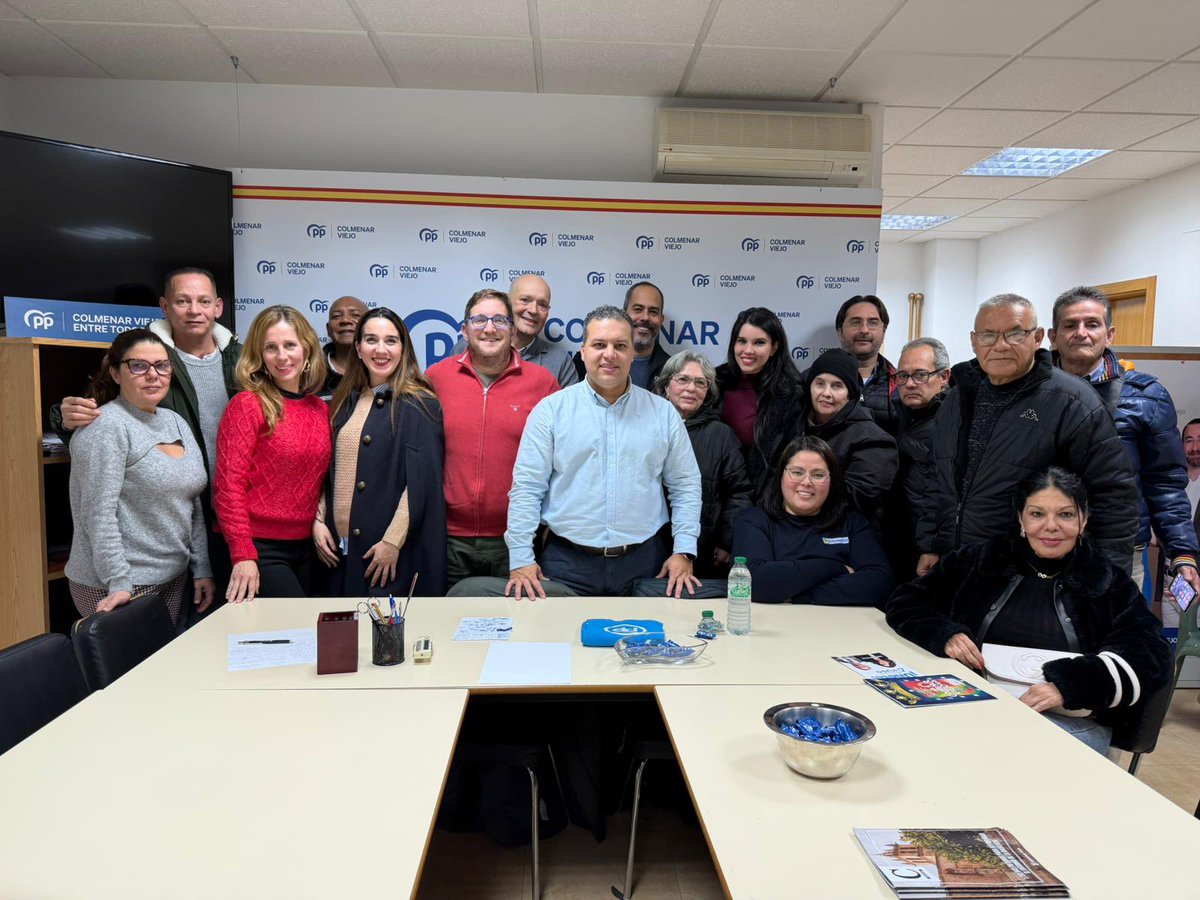 ¡Gracias al <a href="/PPColmenarViejo/">PPColmenarViejo</a> por la cálida bienvenida y la fructífera reunión de con los <a href="/NMadrilenosPP/">Nuevos Madrileños</a> #NuevosColmenareños ! 🏡🤝 

Juntos se construye un municipio más próspero y acogedor para todos.
