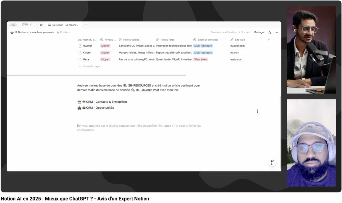 FloNocode's tweet image. Vidéo clair et simple qui montre une petite partie du pouvoir de @NotionHQ avec les agents IA 

Une présentation simple et clair de comment vos agents peuvent créer vos espaces 

-&amp;gt; youtube.com/watch?v=RHQS8c…

#NotionAI #notion