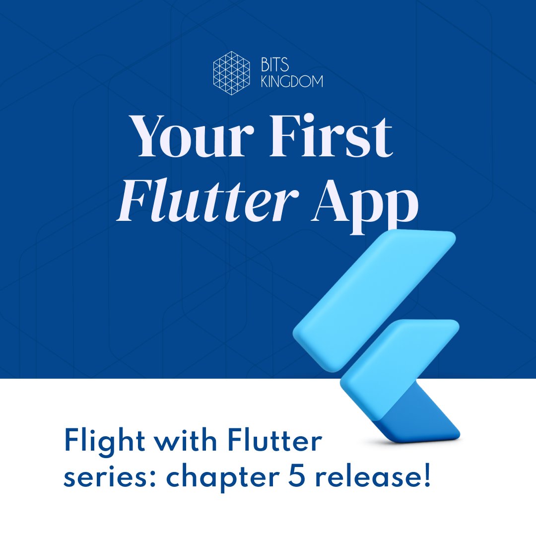 BitsKingdom's tweet image. 🎉 Time to launch! 

In Chapter 5 of Flight with Flutter, learn how to plan, build, test, and deploy your first real Flutter app.
Read more 👉 bitskingdom.com/blog/flutter-d… 

#Flutter #AppDeployment #MobileDev #Tech #BitsKingdom