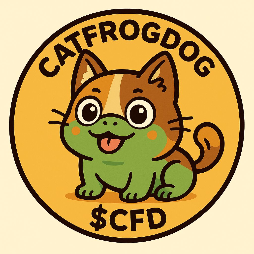 CatFrogDog's tweet image. Why choose between animal coins when you can buy them all!
In a world flooded with cat coins, dog coins, and frog coins…
 $CFD gives you all three.

One token. One mascot. One unstoppable meme force.

CA: FJhoMKPyehsYpQqNqJY4Vk8b5HyakfVMYGhdyBqMpump