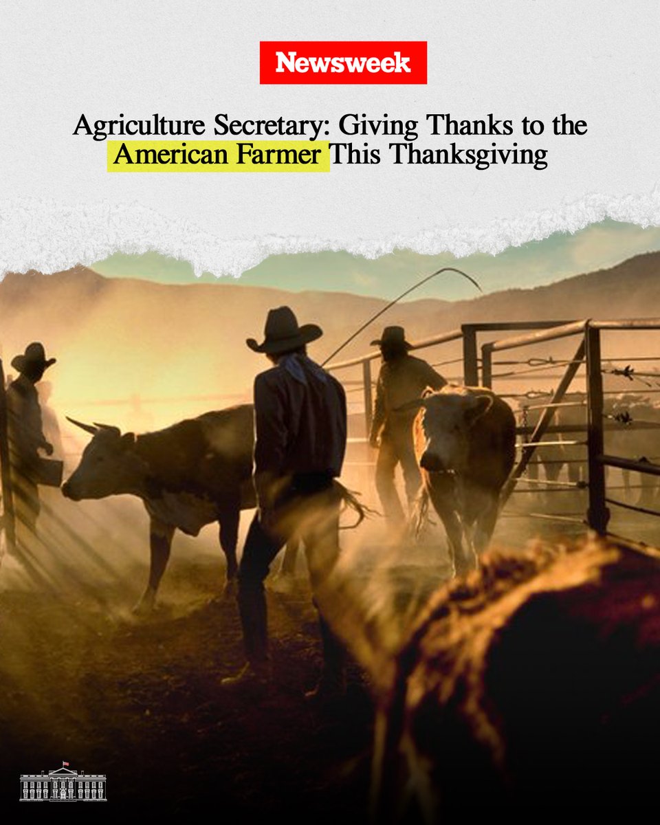 A HUGE thank you to America’s farmers this Thanksgiving! 🧡