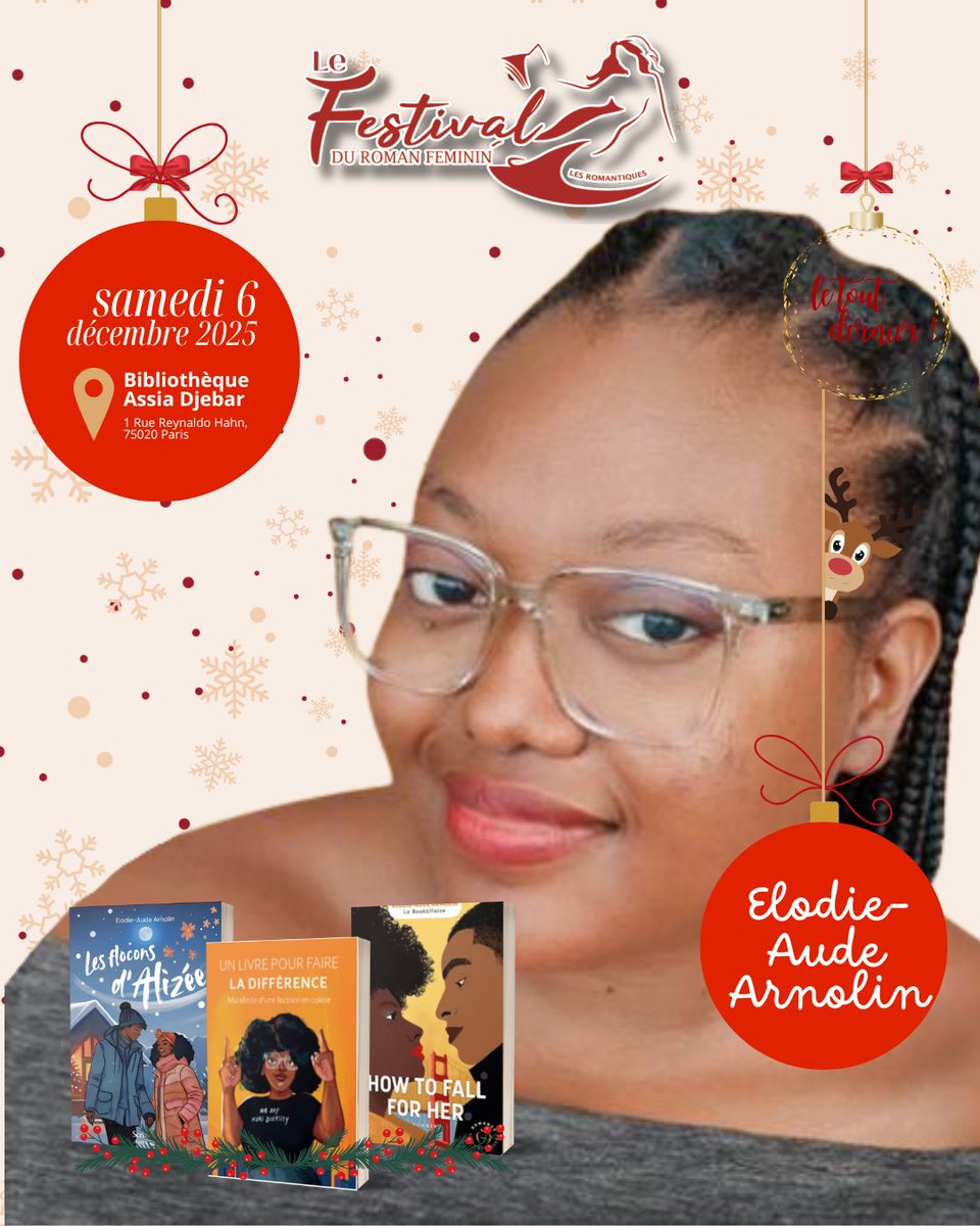 FestRomanFem's tweet photo. Nous serons rejoints par Élodie-Aude Arnolin !

Élodie-Aude Arnolin est une blogueuse littéraire depuis 2017 connue sous le nom de La Booktillaise, passionnée de littérature depuis son jeune âge. Elle est Martiniquaise et est chargée de développement et de communication. https://t.co/G7qqbmlanr