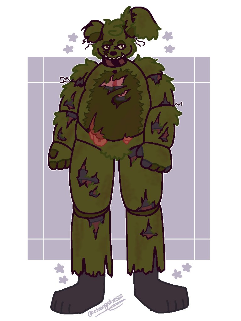 cherryskieszz's tweet image. Double tap now if you&apos;d skrunkly the when 🥺🥺
#fnaf #fivenightsatfreddys #springtrap