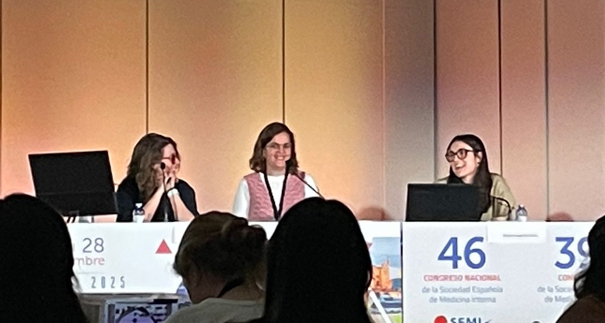 Ha sido un auténtico placer hablar de comunicación hoy en el #46SEMI.
Gracias al Grupo de Formación, a mis compañeras de mesa, a la SEMI y al público maravilloso que ha aguantado toda la tarde 🔥

(Y a mis compañeros, que se han quedado trabajando para que yo pudiera estar aquí)