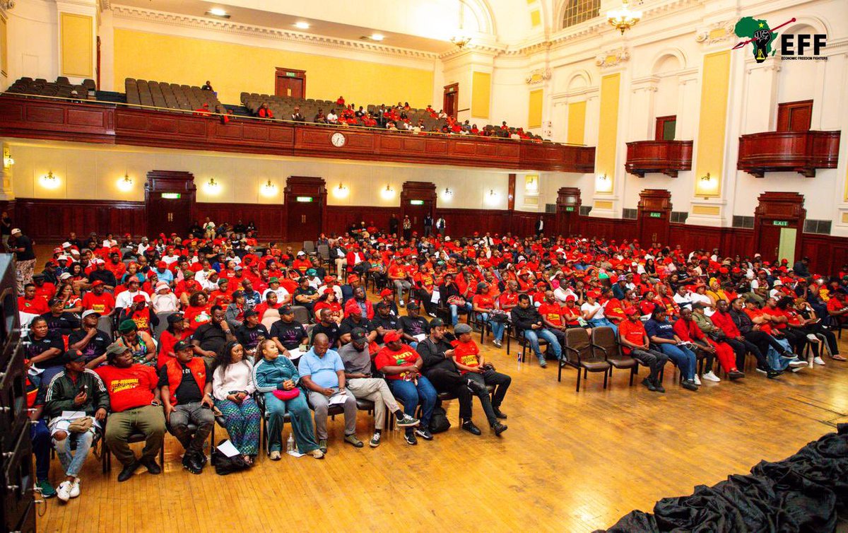 EFFSouthAfrica's tweet image. ♦️In Pictures♦️

The EFF Deputy Secretary General @LeighAnnMathys at the Phala Phala March Reporting Meeting. 

#ReleasePhalaPhalaJudgement