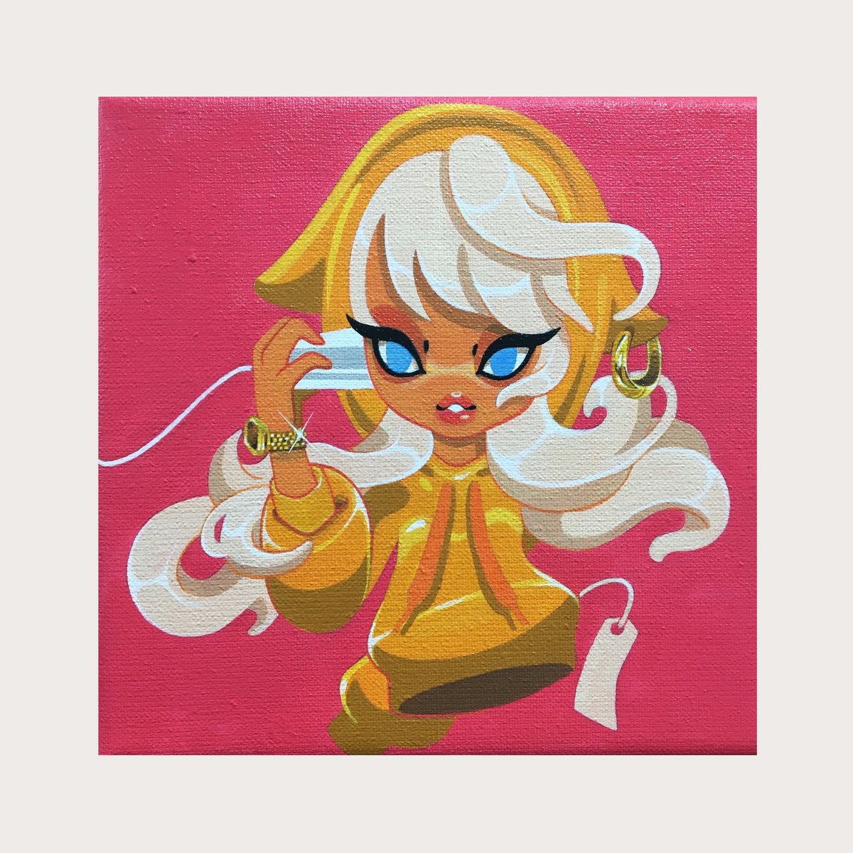 Annatar_House's tweet photo. "Childhood Connection", the simplest, raw connection, zero-filter, no benefits, no noise, just pure and real.  

"Come Closer", Annatar's 1st Solo Exhibition
Acylic on linen 20x20 cm
https://t.co/JZaVsHwFgT

#Annatar #popart #painting #NFTdrops $sui $eth https://t.co/ZkSqCFpPHm