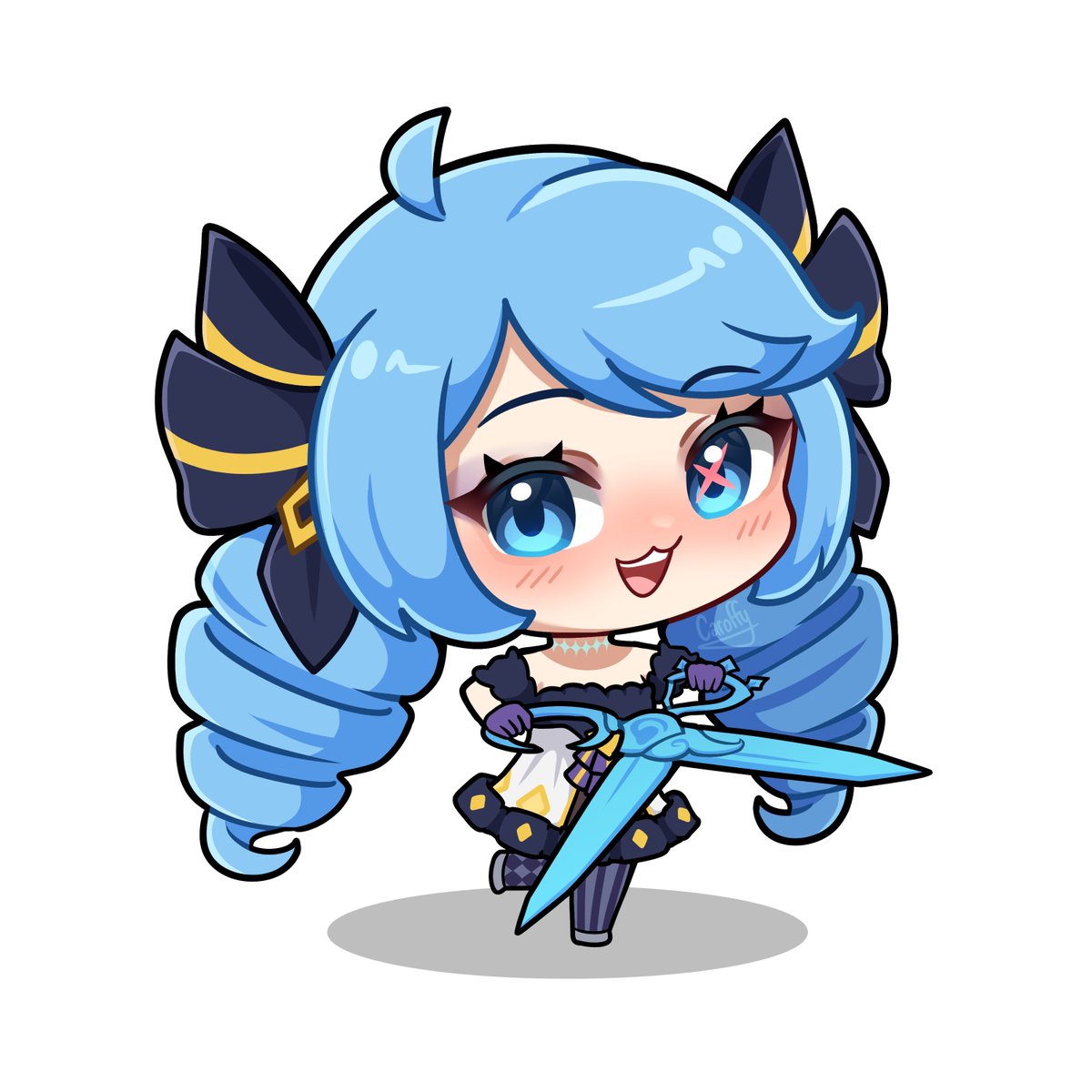 caroffy's tweet image. happy gwensday everyone!!! #LeagueOfLegends