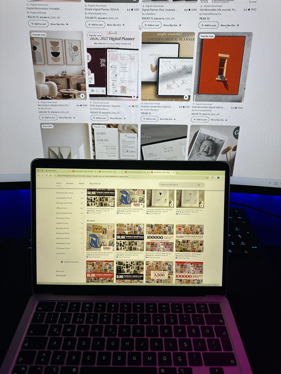 🔥 ETSY SIFIRDAN ANLATIYORUM

HEM ÖĞRETİCİ HEM KALICI SERİ BAŞLIYOR

Bugünden itibaren Etsy’yi A’dan Z’ye anlatan en kapsamlı Türkçe seriyi başlatıyorum.
Hiç bilmeyen bile bu seriyi takip ederek 0’dan mağaza açmayı, ürün bulmayı ve dolar kazanmayı öğrenecek.

Bu internette