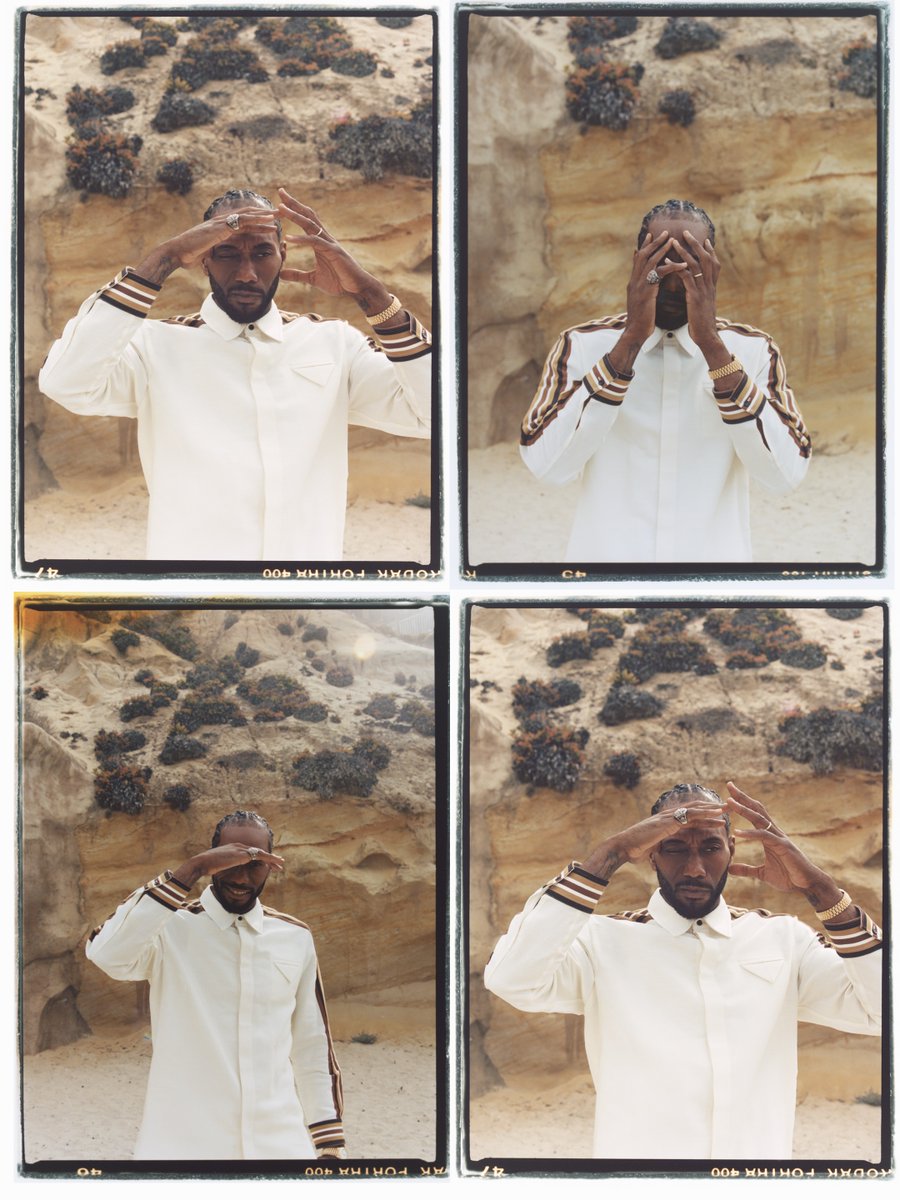 Kawhi Leonard for Flaunt Magazine, photographed by me