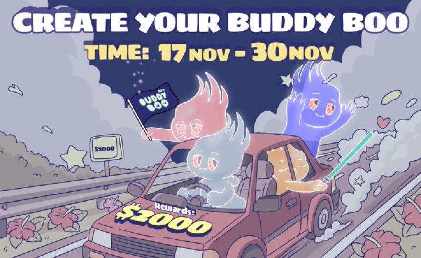 CRYPTOKRALI3's tweet image. 𝐃𝐄𝐒𝐈𝐆𝐍 𝐘𝐎𝐔𝐑 𝐎𝐖𝐍 𝐁𝐔𝐃𝐃𝐘 𝐁𝐎𝐎! 𝐀𝐍𝐃 𝐆𝐄𝐓 𝐑𝐄𝐖𝐀𝐑𝐃𝐄𝐃 💥

@Buddy_Boo_io just launched a new creative challenge and honestly… this one’s built different.

Over $2,000+ in rewards is up for grabs and there’s no gatekeeping.
No whitelist. No fee. Just…