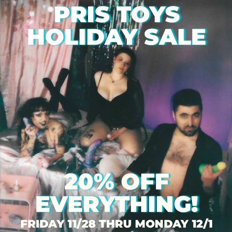 PrisToys's tweet photo. COMING UP! We’re having a huge 20% OFF SITE-WIDE holiday sale! Free shipping for orders over $100.
Sale runs through Friday November 28 through Monday December 1st.
https://t.co/gyec1LxeyJ https://t.co/lDubYEirHy