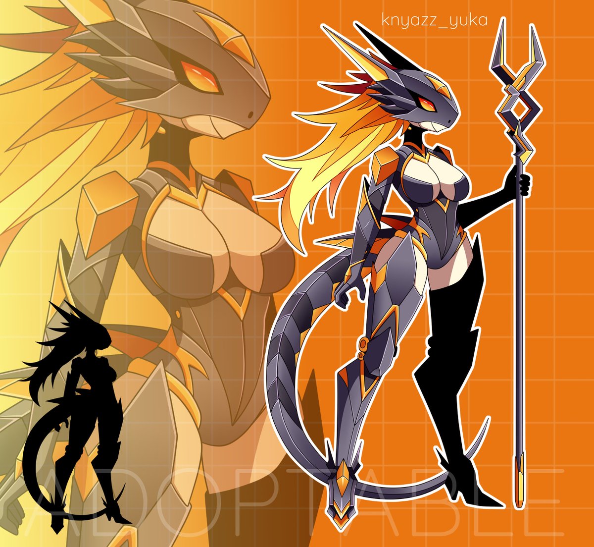 Adopt Auction
Fiery Lizard 🔥

YCH Auction: ych.commishes.com/auction/show/5…

Furaffinity: furaffinity.net/view/63119609/

#adoptable #scifi #cyberdragon #mechagirl #furryadopt #lizard