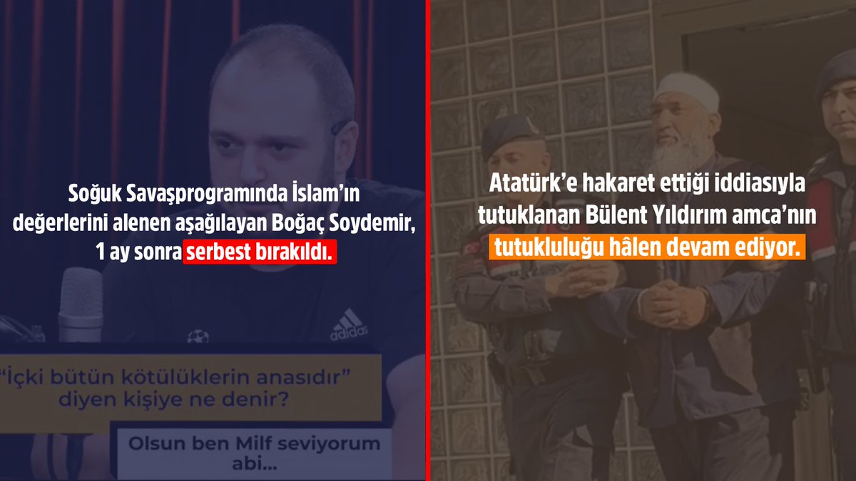 “Ofansif mizah” diye pazarlanan şey aslında İslam’a yönelen sistemli bir saygısızlık. Aynı sözleri başka inançlara dene, anında ceza var. Müslüman’a gelince “mizah” oluyor. Bu çifte standardı artık herkes görüyor.
#KutsalDeğerlerHedefte