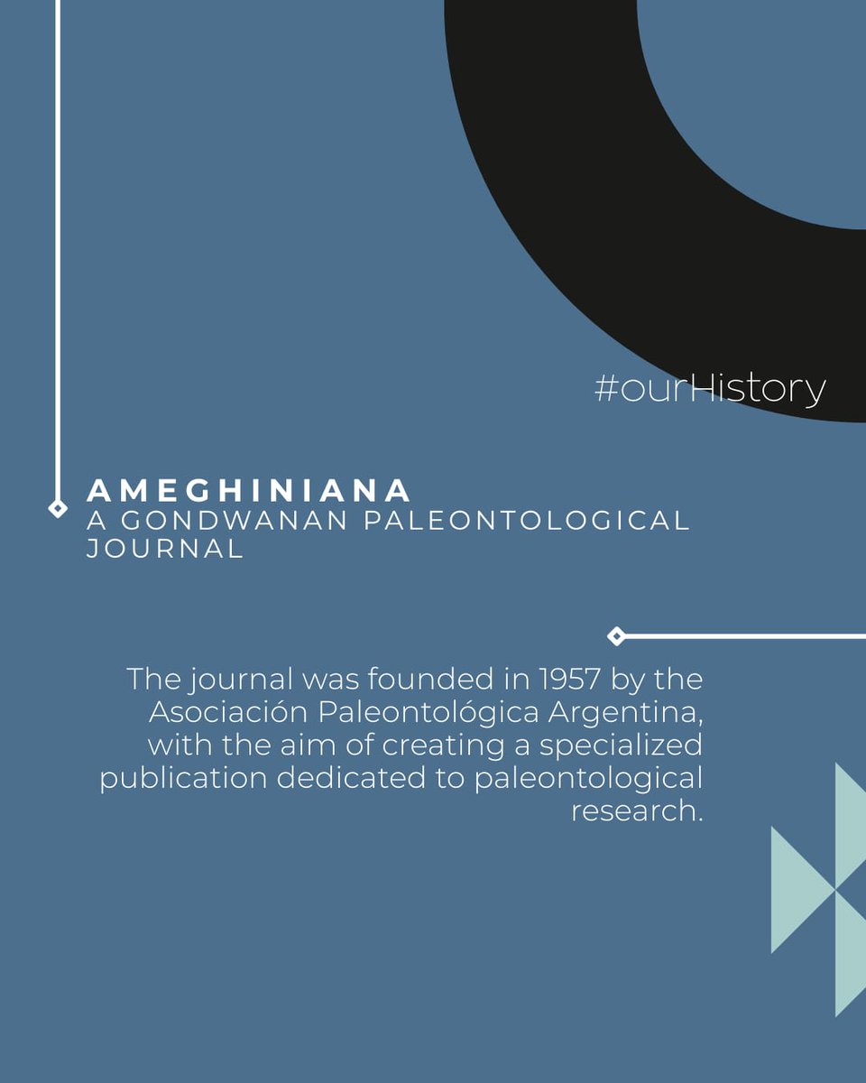 We have history!🧵 (1/3)

We have history! amed in honor of the Argentine naturalist Florentino Ameghino and has been the official journal of the Asociación Paleontológica Argentina (<a href="/APA/">American Psychological Association</a>) since 1957.  

#History #Ameghino #science #paleontology #Argentina #Gondwana
