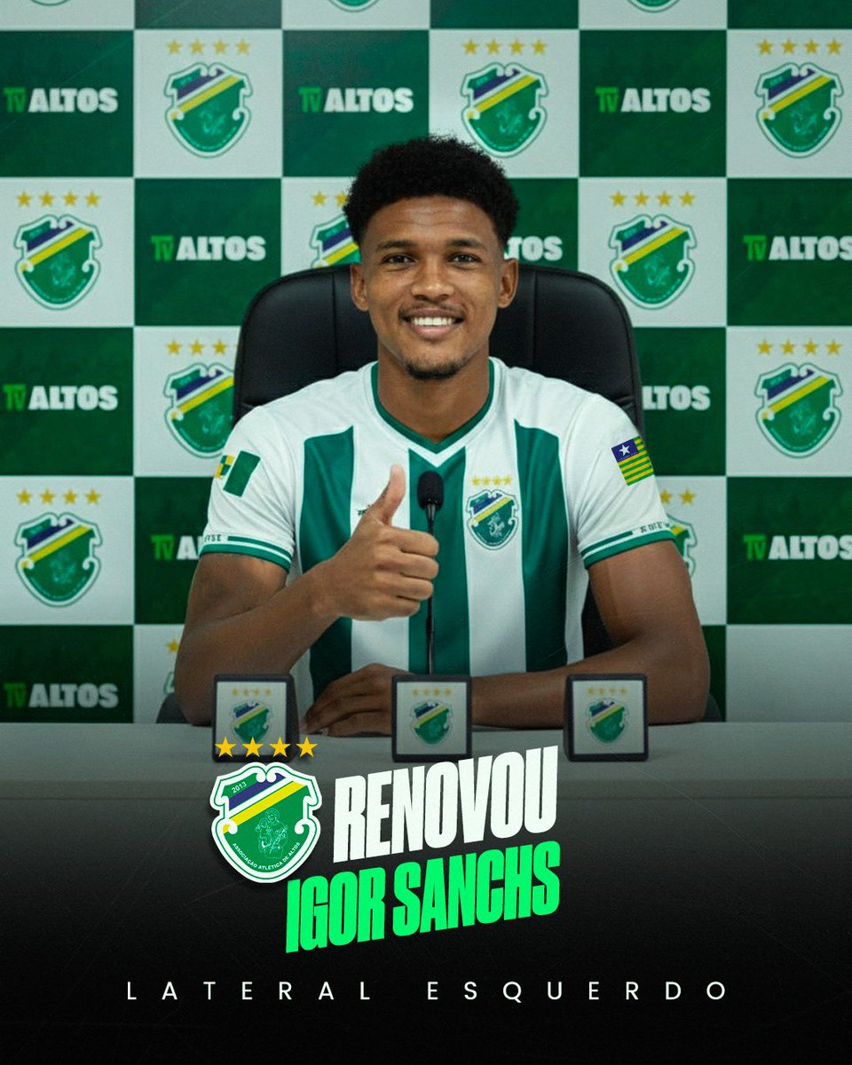 ✍🏻💪🏻🐊

O lateral esquerdo Igor Sanchs renovou seu contrato com o Jacaré! O jogador de 27 anos está em fase final de recuperação de LCA e será integrado ao elenco alviverde na pré-temporada.