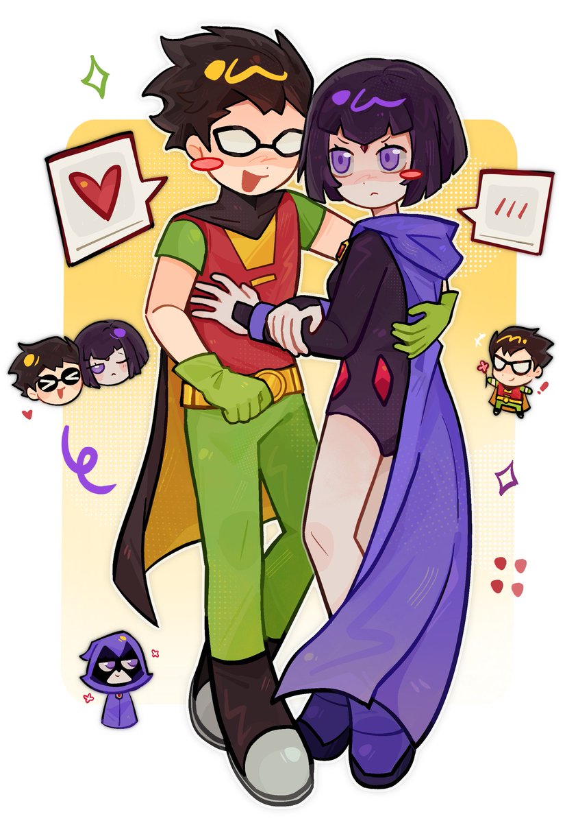 MifraSugar's tweet image. #teentitansgo #robrae #dickrae