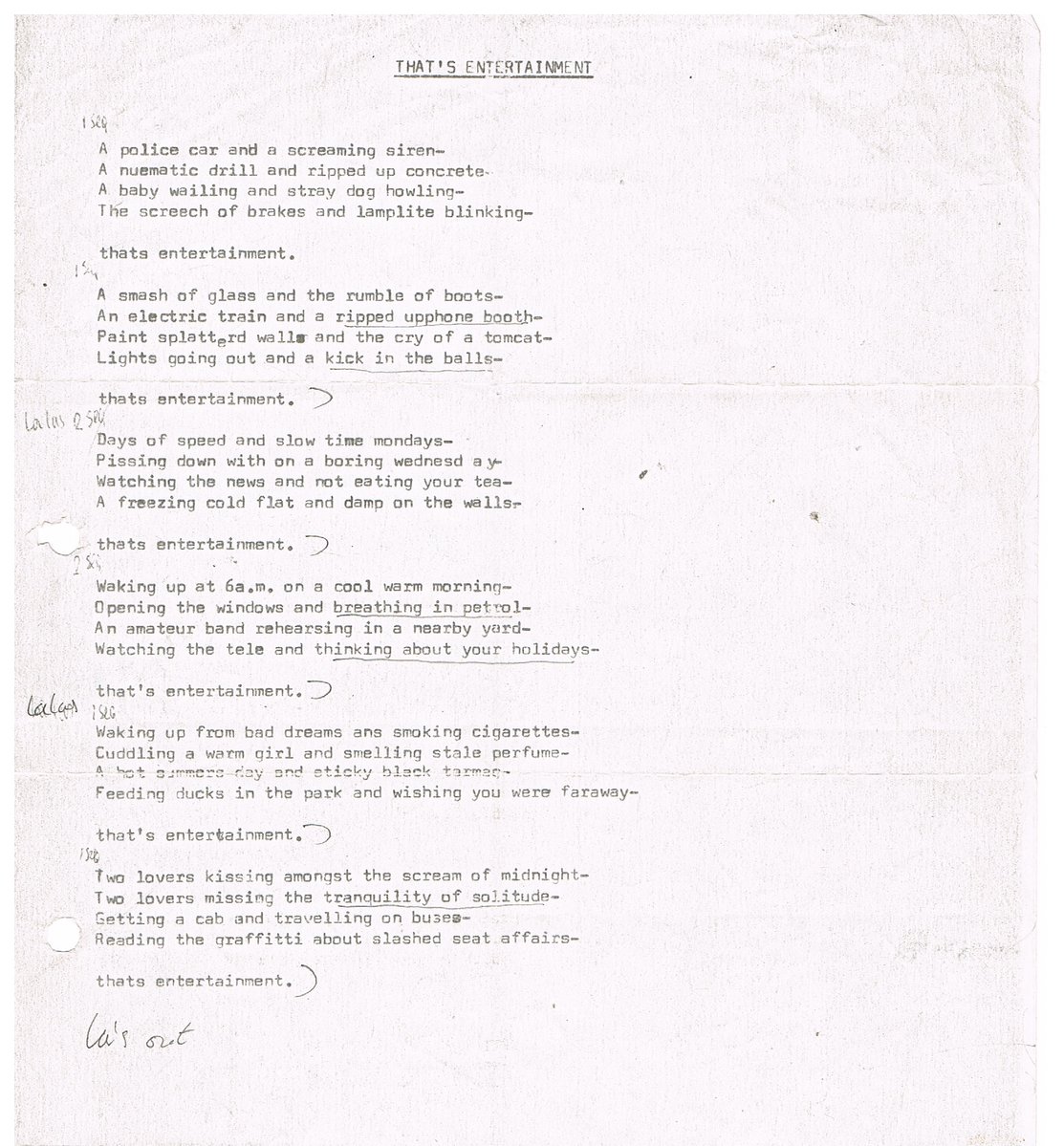 <a href="/FatOldAnarchist/">Fat Old Anarchist</a> <a href="/lee0969/">Lee Stevens</a> <a href="/NatalieAHood/">Natalie Hood</a> <a href="/sineadmcfc/">𝕊𝕚𝕟é𝕒𝕕 𝕆'𝕃𝕖𝕘𝕖𝕟𝕕!</a> <a href="/DrBrookeDaniels/">Dr Brooke Daniels</a> <a href="/AuxComtesse/">la comtesse aux pieds nus</a> <a href="/gunclub_music/">Gun Club Music</a> <a href="/GeorgiosMasman2/">G.U.Mass</a> <a href="/Notoldjustexpe1/">🖤 Notoldjustexperienced</a> <a href="/mal_onelondon/">Mal-OneLondon</a> <a href="/nikidoog/">Nik D</a> <a href="/deborahvanjohn1/">🌸 Deborah 🌸</a> <a href="/SkamanD14/">Skaman D</a> <a href="/Punkasfuck1965/">MUSIC NOSTALGIA 🎸🎸🥁🥁</a> <a href="/JBGBs/">Jim Burtcher</a> <a href="/brunstead/">Brunstead</a> <a href="/Carolyn_on_X/">Carolyn</a> <a href="/FleegleJason/">Jason Fleegle</a> <a href="/LazyStardust5/">Lazy Stardust</a> <a href="/RoyLlowarch/">Roy Llowarch</a> <a href="/Schnitzel63/">Schnitzel</a> <a href="/blackenrho/">Rhonda Hughes</a> <a href="/LynnBenson28/">Lynn Benson</a> <a href="/VLafora/">Vicente Lafora</a> Lyrically 'That's Entertainment' is up there with Paul's finest work imo. 

Not the first time I've shared this I know, but I feel privileged to have been able to include the typed lyrics to this masterpiece in my blog. 
kindredspiritfanzine.blogspot.com/2023/06/scrapb… 

#WellerWednesday