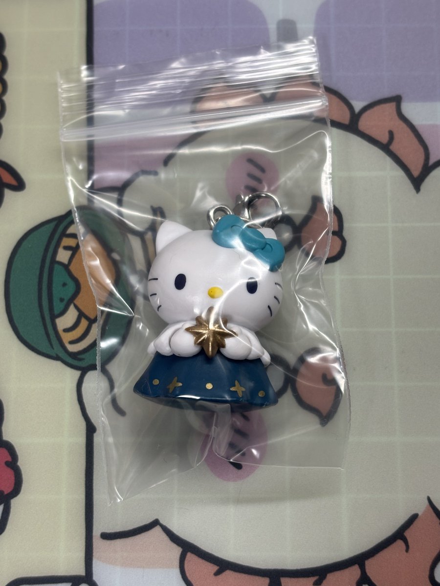 ieo5_v's tweet photo. サンリオ　ガチャガチャ　交換
星色天使チャーム

【譲】キティ（※一度開封済み、未使用）
【求】同種タキシードサム

郵送交換希望です。
お気軽にお声がけください☺️ https://t.co/10XEzzbSXO