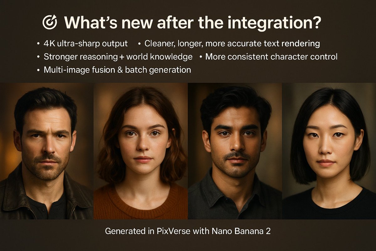 codeMdSanto's tweet image. 🎯 What’s new after the integration?

4K ultra-sharp output

Cleaner, longer, more accurate text rendering

Stronger reasoning + world knowledge

More consistent character control

Multi-image fusion &amp;amp; batch generation

Your workflow → instantly boosted.