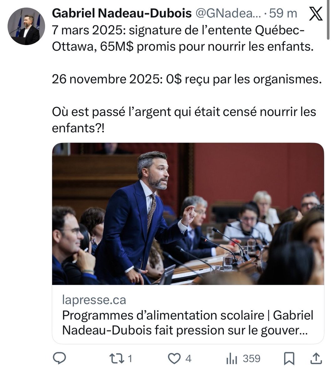 Sonia LeBel tweet media