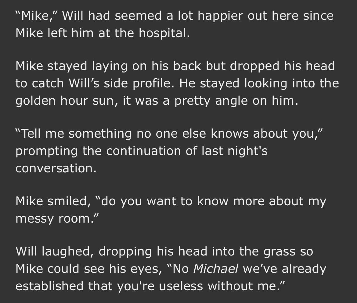 I promised I would finish this fic before Vol. 1… whoops.

Anyway here’s a snippet