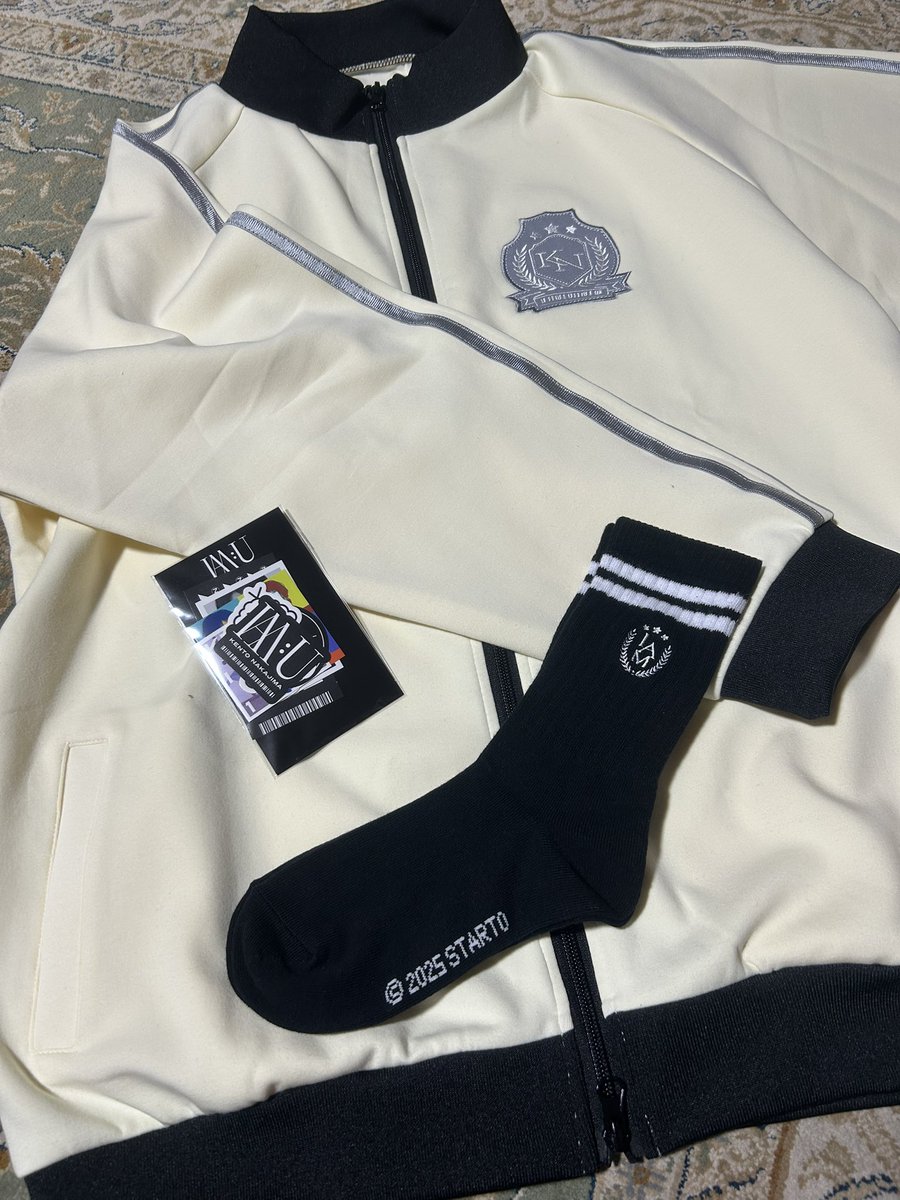 中島健人　FC限定ジャージ 中島健人 FC FIFTEEN LOVE NKzip white U nity size IAM U 限定グッズ
