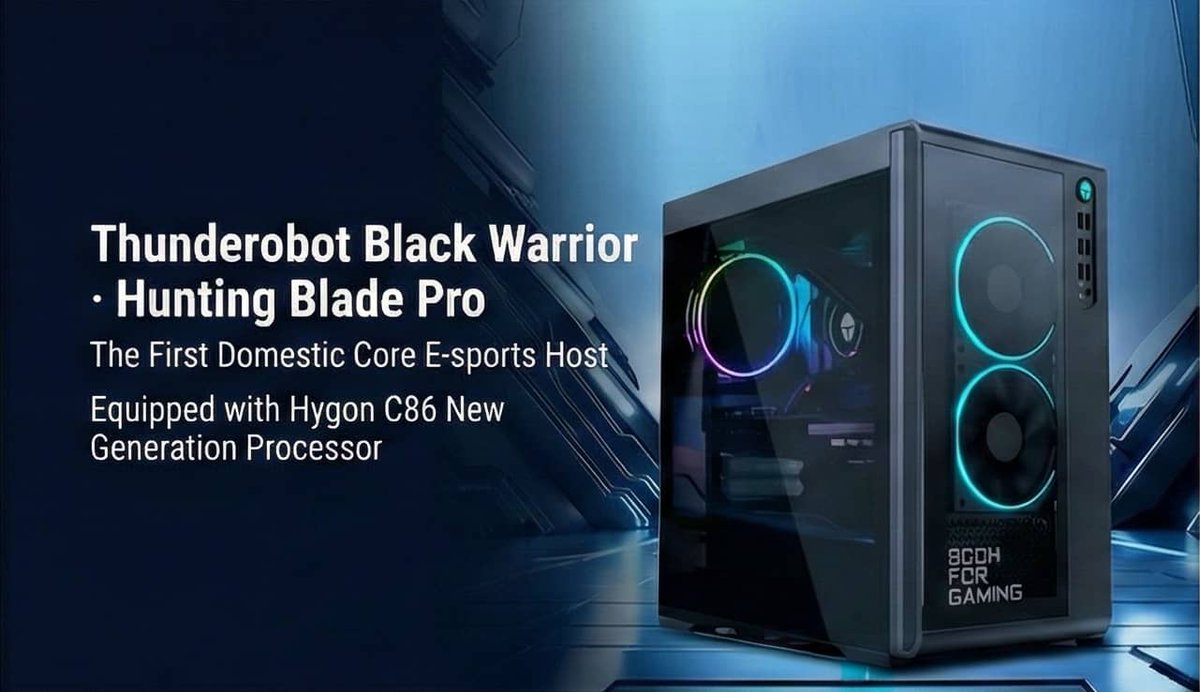 GameGPU_com's tweet image. en.gamegpu.com/iron/thunderob…

🖥 Thunderobot has unveiled gaming desktops powered by China’s Hygon C86 16-core CPUs. Debuted at a local eSports event, these PCs target the mainstream segment and outperform the Core i7-13700 in multithreaded V-Ray benchmarks.

🚀 Built with dual…