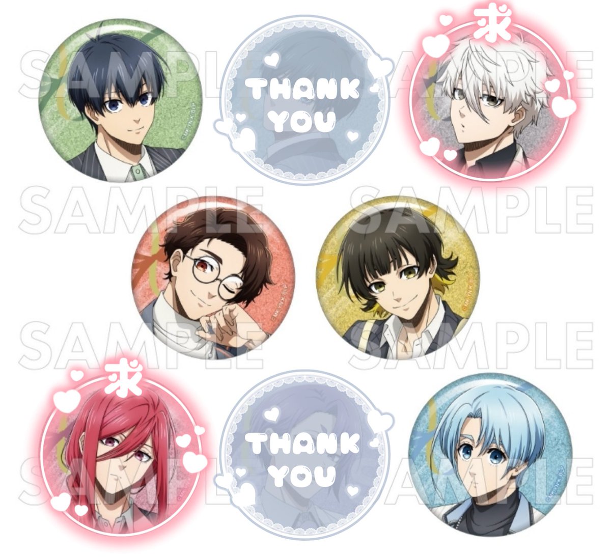 交換】 ブルーロック 缶バッジ バレエコア (2BOX予約済み) 譲: 潔2 雪