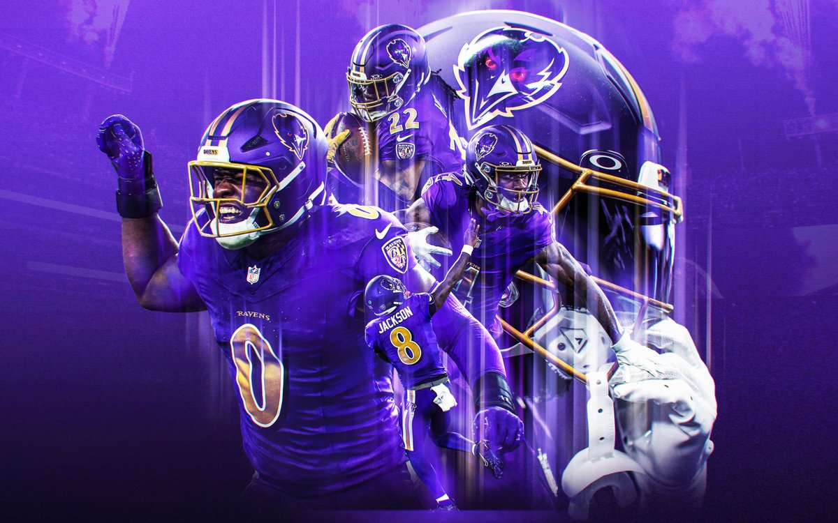 Ravens's tweet image. Purple will rise 😈 #WallpaperWednesday