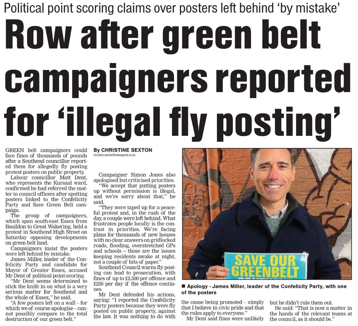 SHF_Campaign's tweet photo. Any Greenbelt campaign groups been targeted by Councillors about fly posting 🤬 Shows they’re more concerned about fly posting than residents views about housebuilding 👀

@JeremyClarkson
@ChrisGPackham
@CommunityPlann1
@JamesMelville
@Feargal_Sharkey
@NaturalEngland
@WCL_News https://t.co/Hs8bM9nbWF