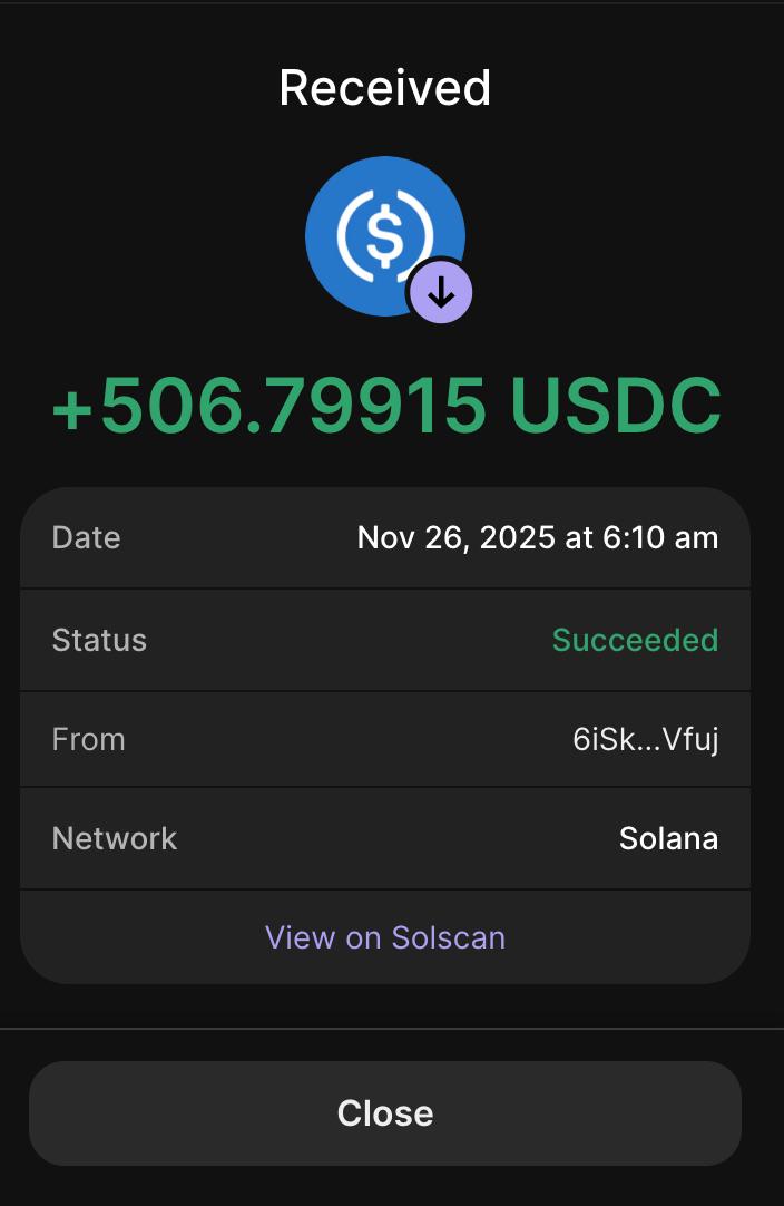 Another week, another payout. The network is scaling beautifully ❤️ $LUMEN
Thanks <a href="/lumenCLI/">Lumen</a>