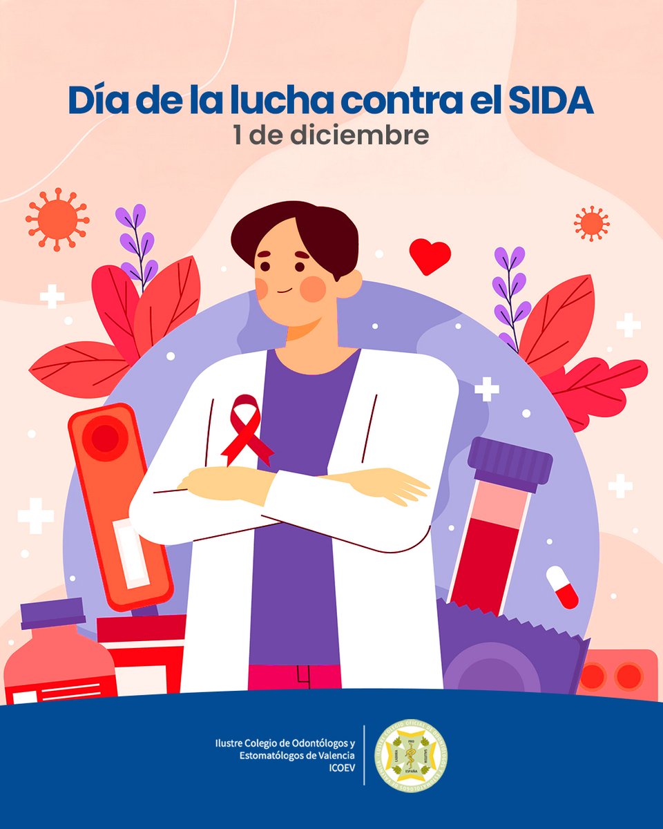 ¿Sabías que las personas con #VIH tienen más probabilidades de desarrollar problemas de salud bucodental por el debilitamiento del sistema inmunitario?

Desde ICOEV, te recordamos que los primeros síntomas de esta enfermedad pueden reflejarse en la boca