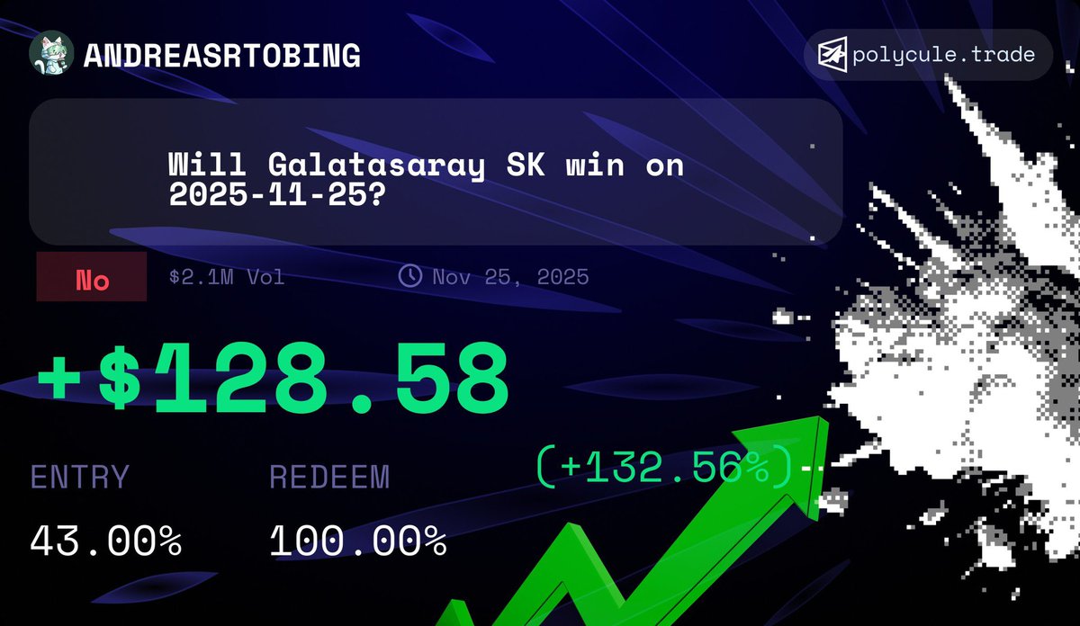 andreasrtobing_'s tweet image. Winning consistently everyday in @Polymarket just by using @polyburg 

I’m a very very happy user

Bro I don’t even watch soccer or play Counter-Strike anymore lol…