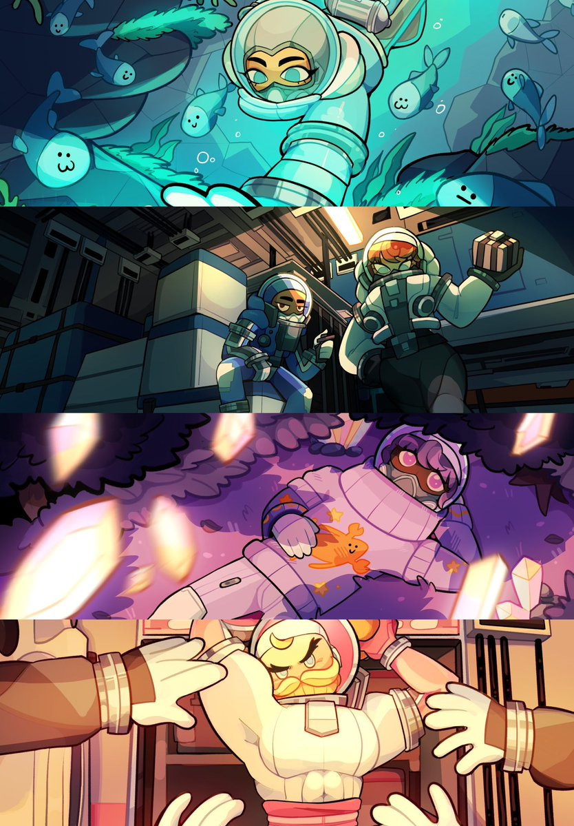 pixelorei's tweet image. Illustrations I made for Lockdown Protocol’s Steam Trading cards!✨

#VGenComm