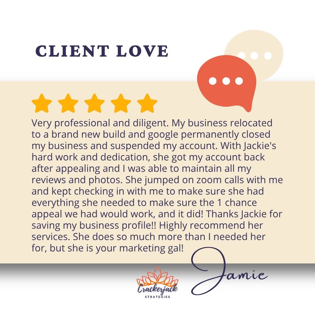 CrackerjackStr's tweet image. At Crackerjack Strategies, we help businesses shine online with simple, down-to-earth digital marketing and real results. 

Ready to see how we can help your business grow? Let’s connect for a consultation! 👋

#CrackerjackStrategies #SmallBusinessSupport #OrganicGrowth