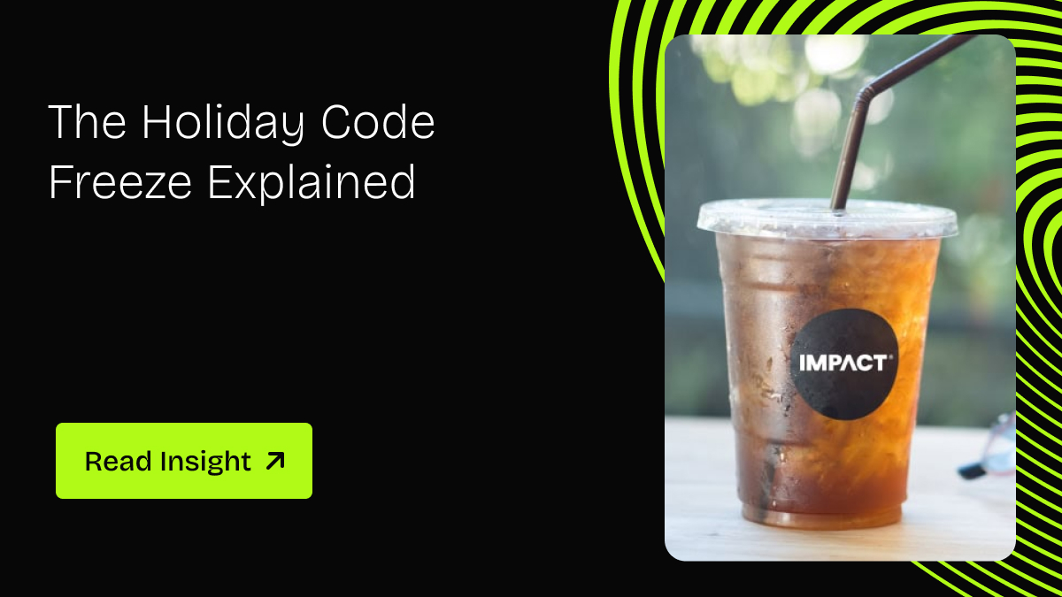 impactmedia's tweet image. Every festive season, we pause website updates to keep your site stable during peak trading. Find out what a code freeze means for your business and when deployments resume.

impactmedia.co.uk/insights/the-h…