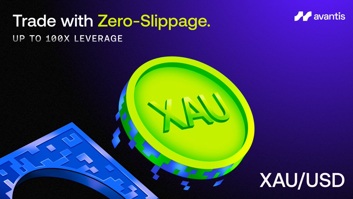 Zero-slippage is now live for Gold.

Gold (XAU) is traded in the trillions per month, yet onchain orderbook exchanges charge exorbitant slippage even for <$100K trades.

You can now trade a $10M+ Gold clip on Avantis with zero slippage. Here's how we make it possible 👇