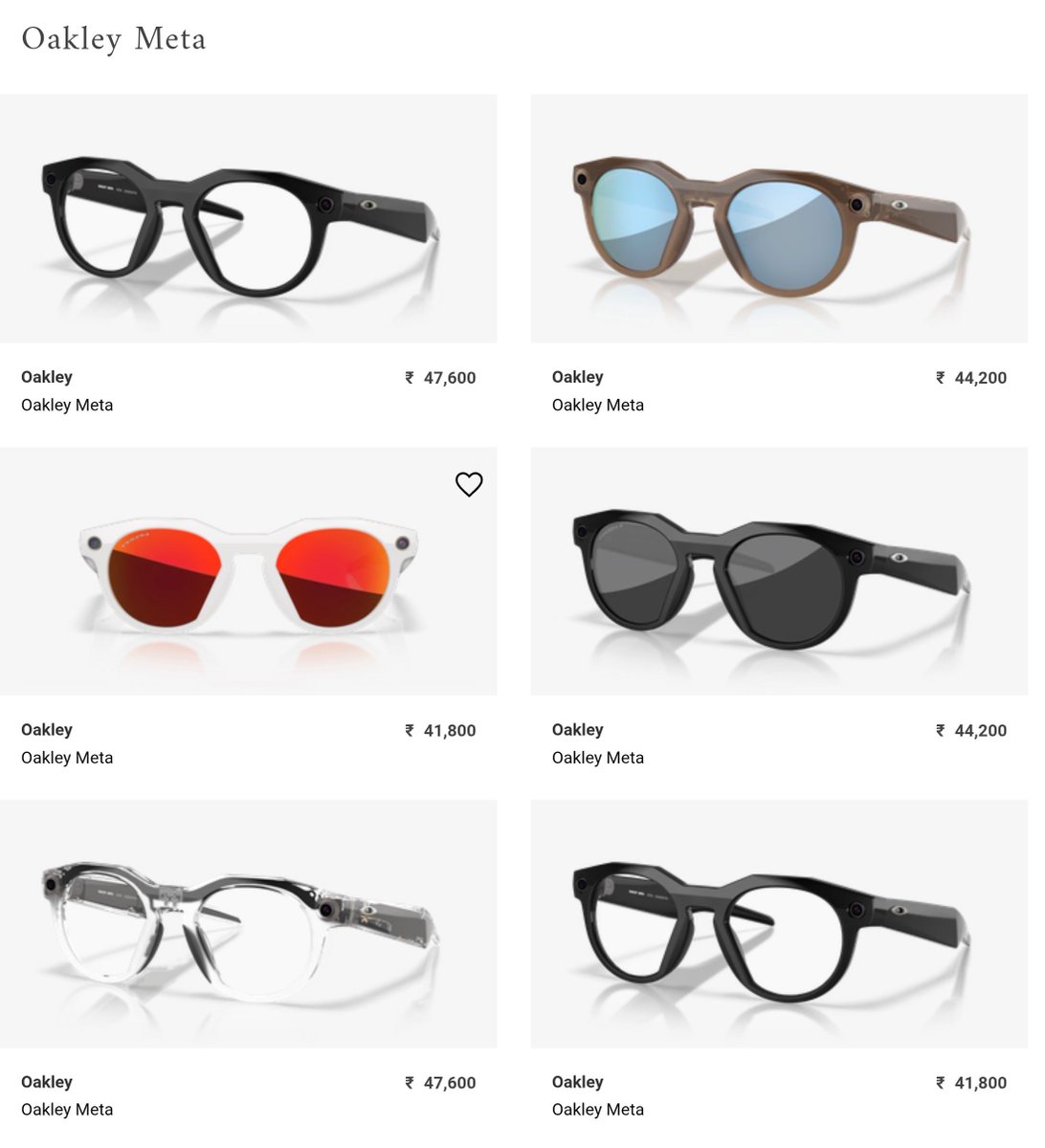 ishanagarwal24's tweet image. Oakley Meta HSTN smart glasses are now in 🇮🇳 India!

💰 Starts at ₹41,800 &amp;amp; goes up to ₹47,600.

⚡ Snapdragon AR1 Gen 1
🔋 Up to 8 hrs. battery
🎥 3K video recording
💲 UPI Lite payment support

Pre-orders started at Sunglasshut &amp;amp; sales start on December 1.