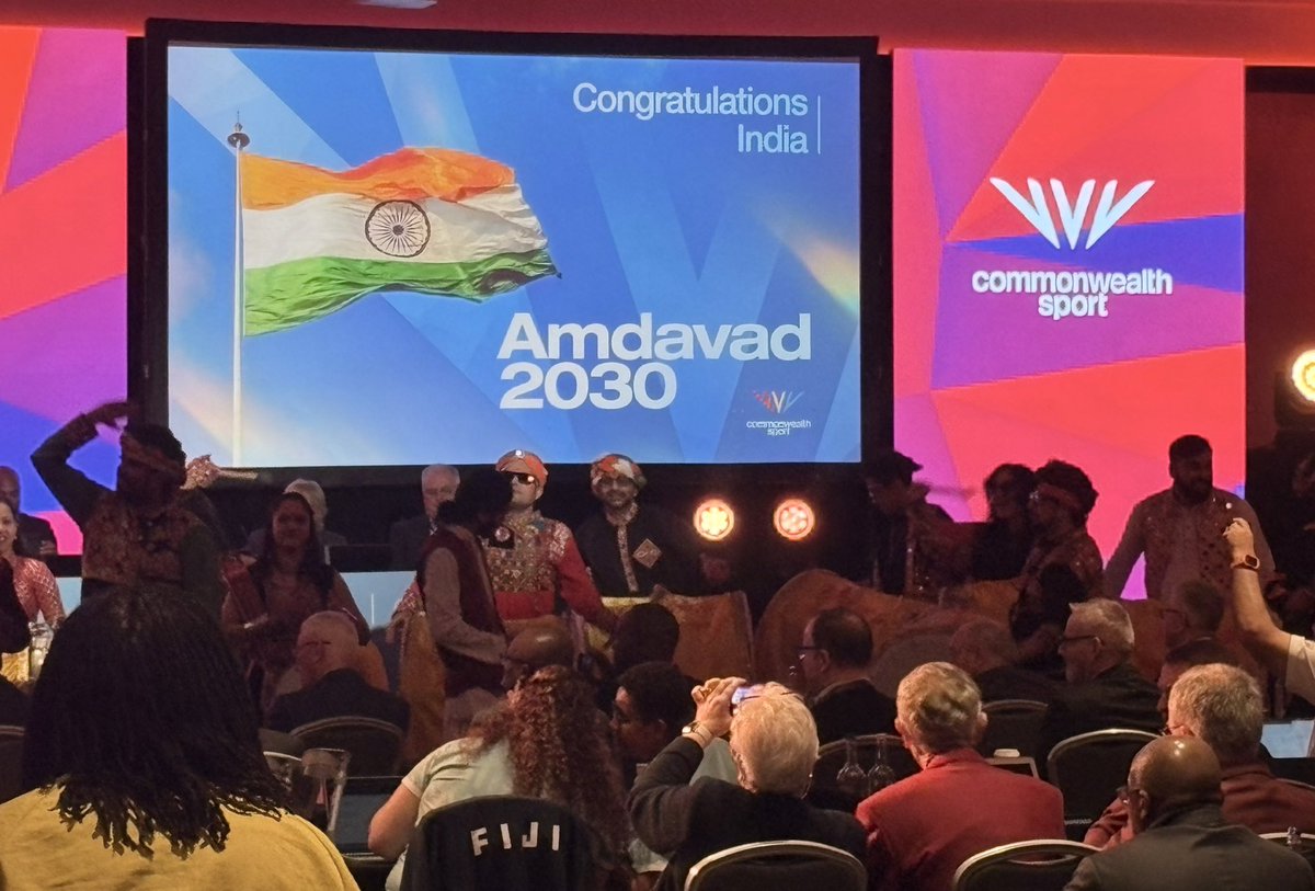 EadoSK6's tweet image. Today the city of #Amdavad in #India was awarded the rights to host the centenary edition of the Commonwealth Games. #sport #events #commonwealth